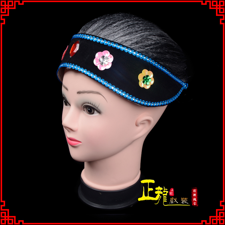 白云老旦媒婆穷老太婆假发套 老旦头套
